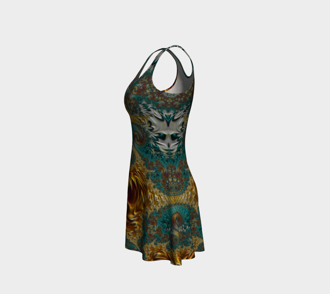 Marigold Garden Flare Dress preview #2
