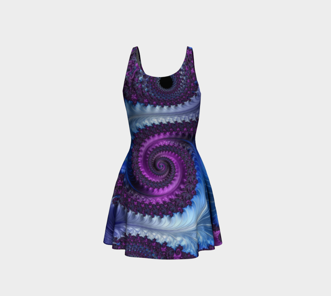Feathery Flow Flare Dress preview #3