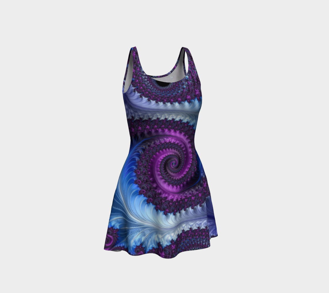 Feathery Flow Flare Dress preview #1