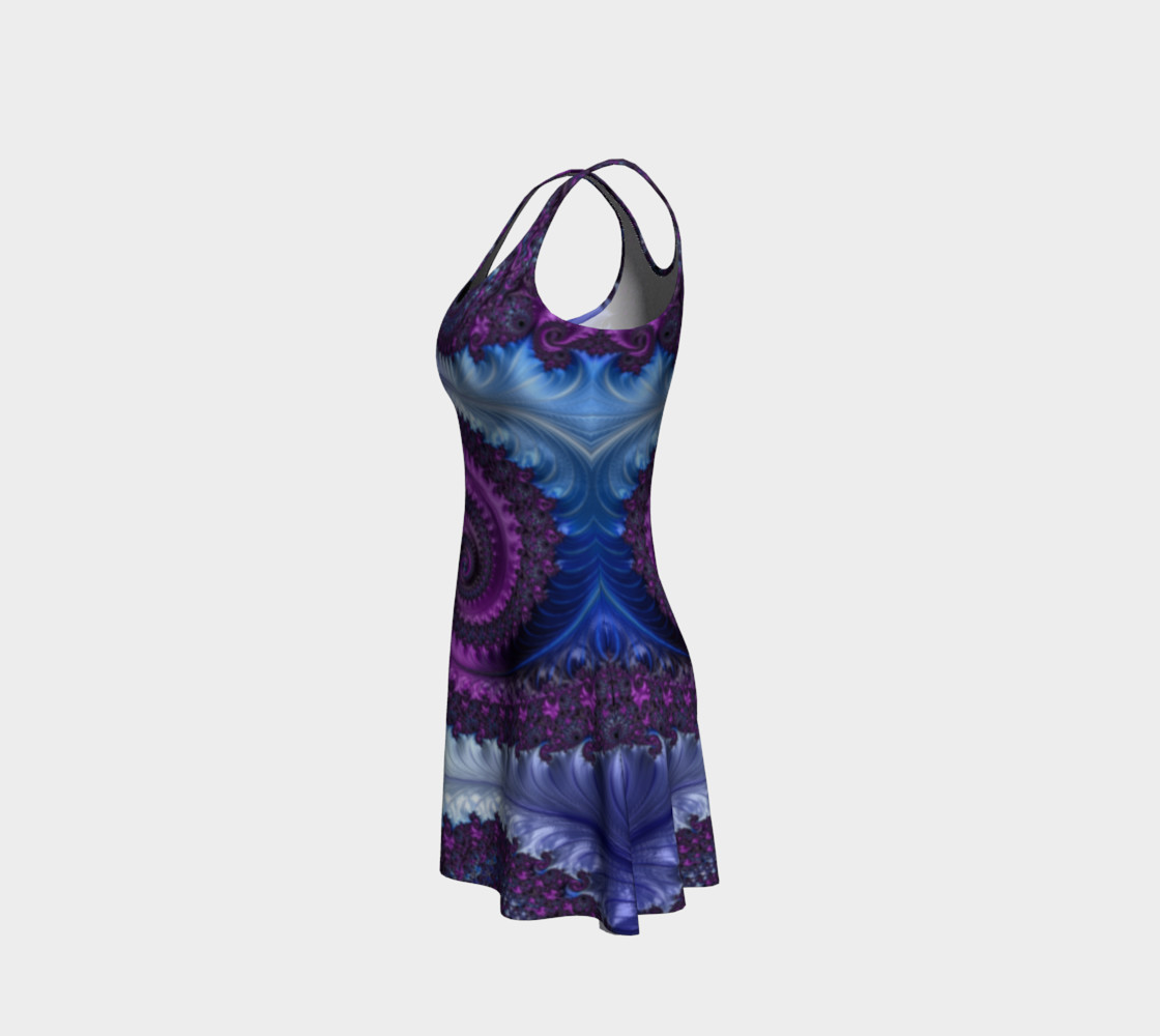 Feathery Flow Flare Dress preview #2