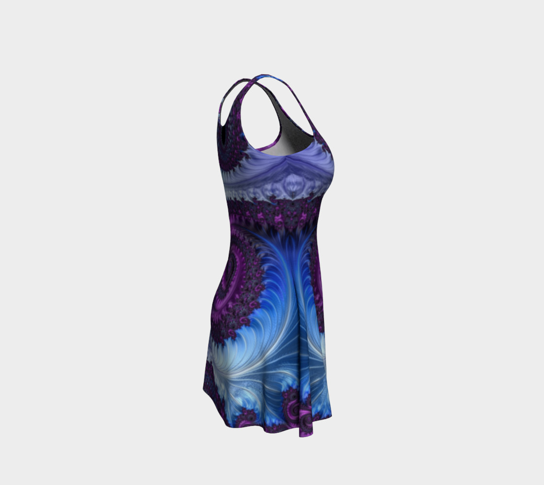Feathery Flow Flare Dress preview #4