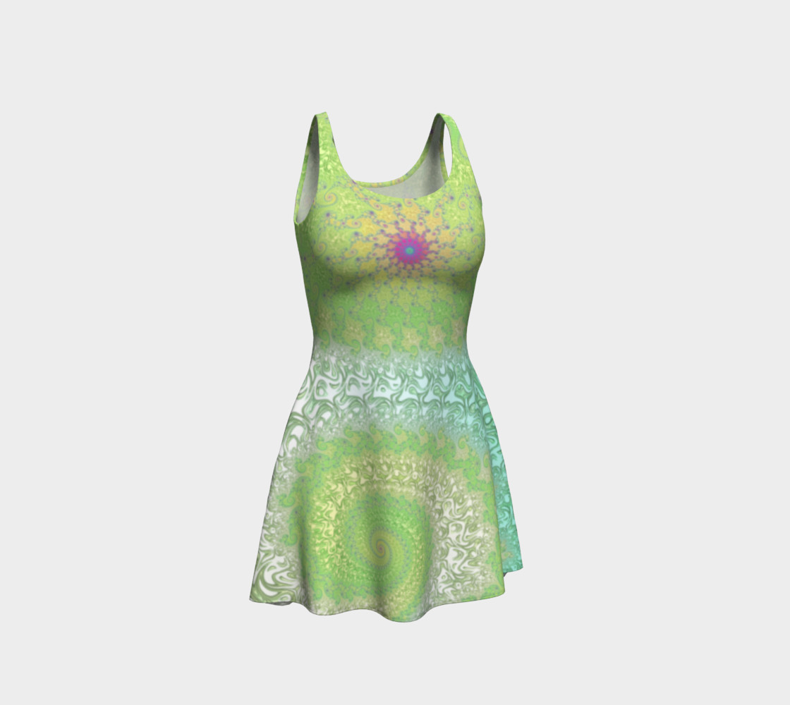 Springtime Garden Flare Dress preview #1