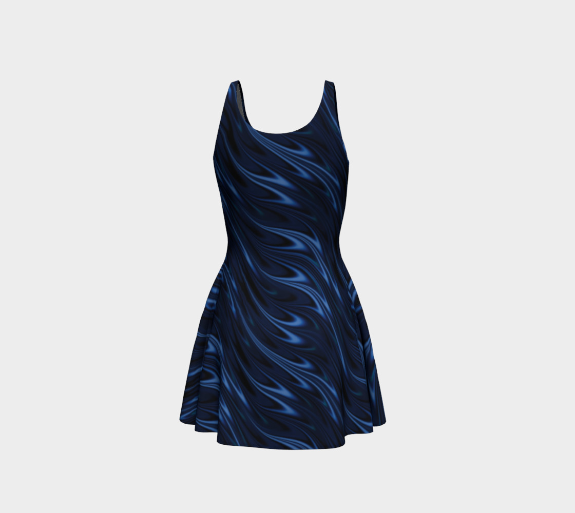 Mid and dark blue diagonal flames preview #3