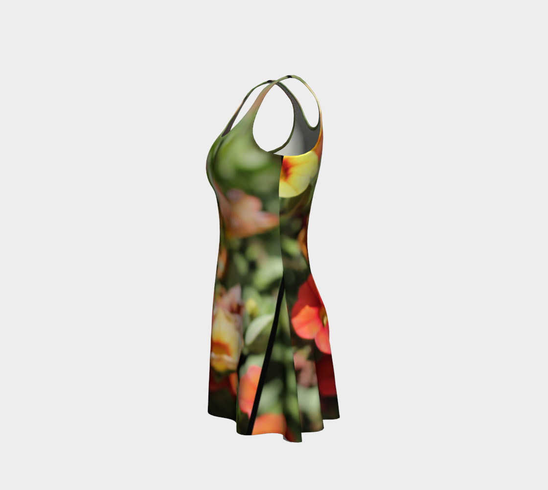 Flowers II Flare Dress preview #2