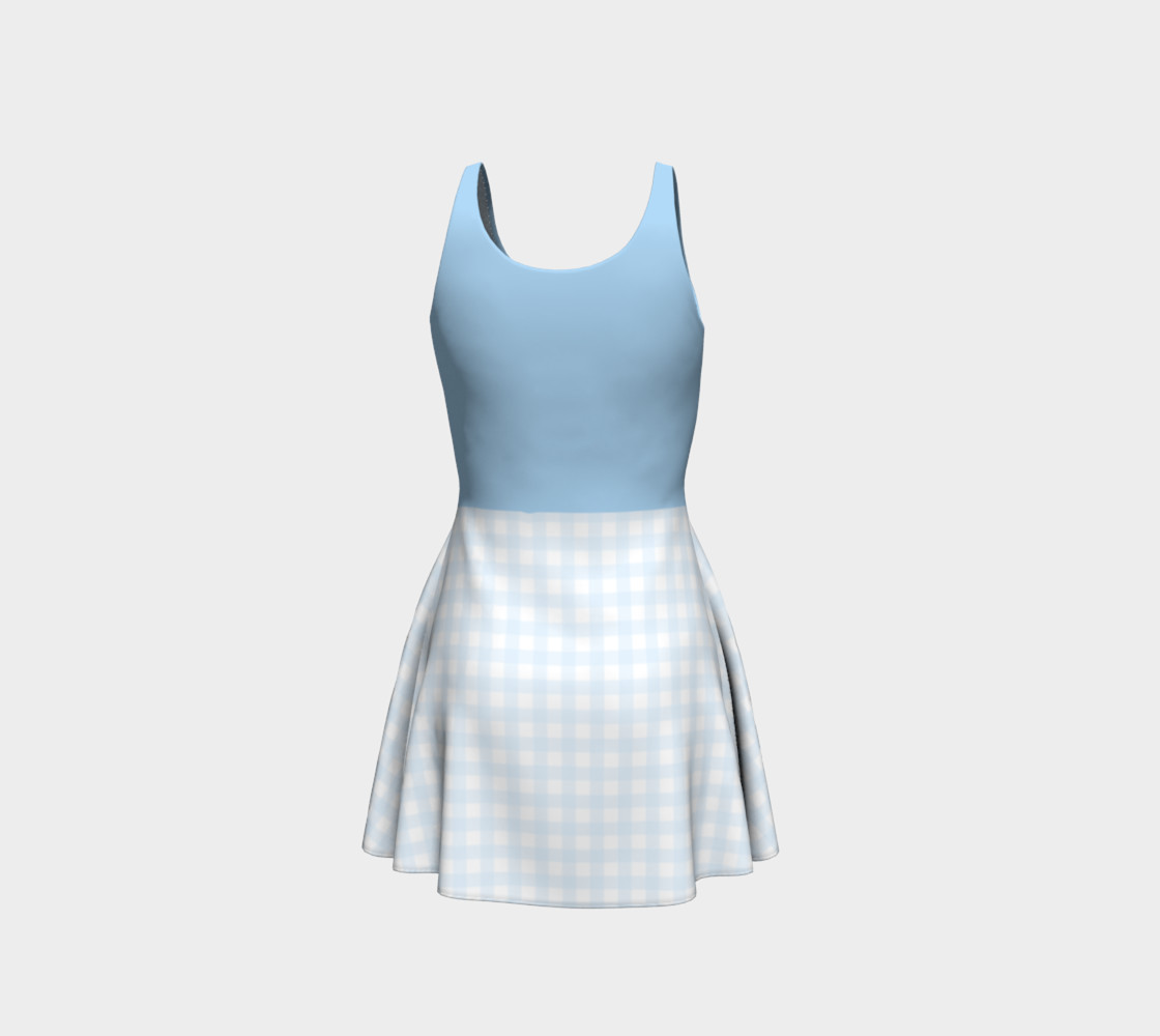 Gingham Flare Dress preview #3