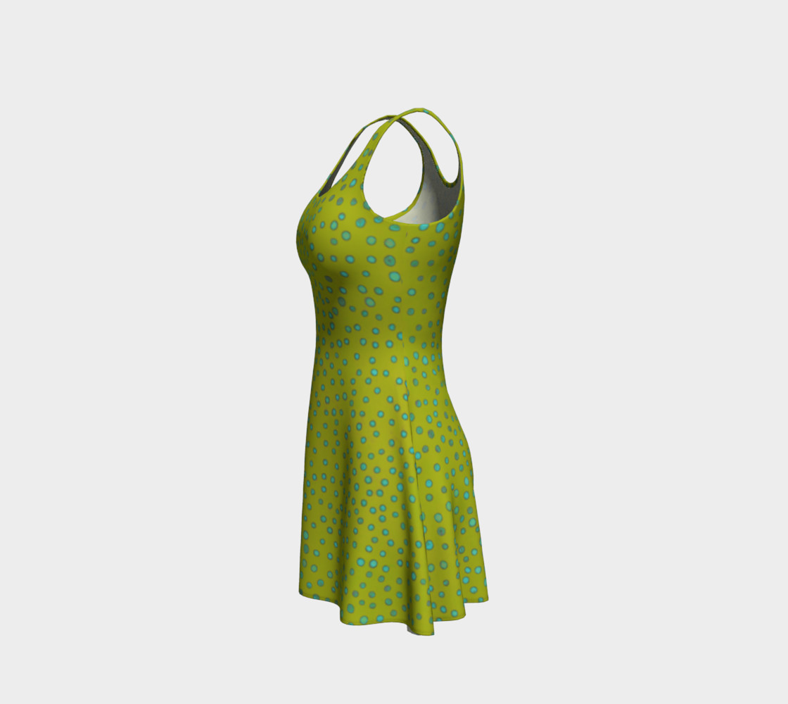 Dot Party Chartreuse/Turquoise preview #2