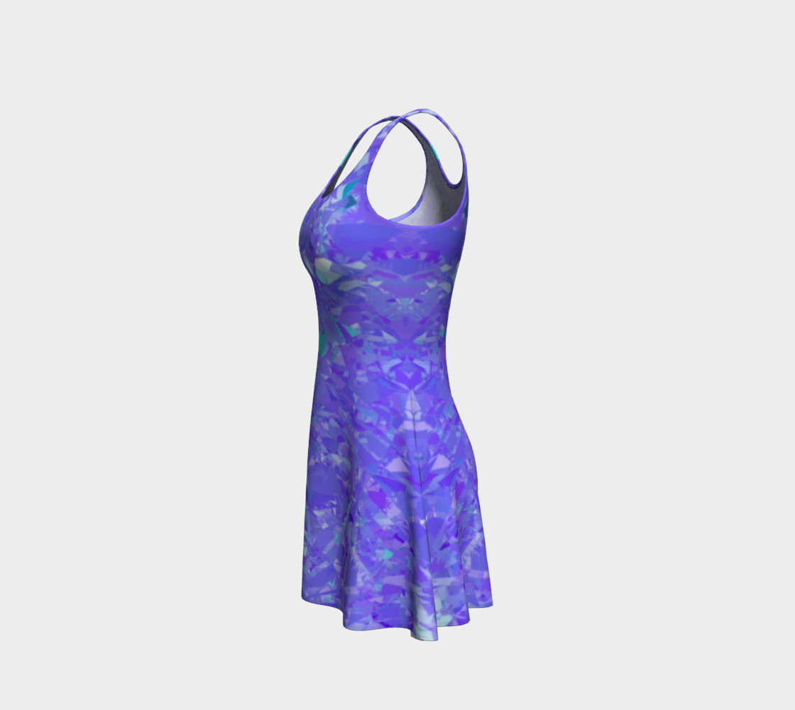 Shatter Me Violet Flare Dress preview #2