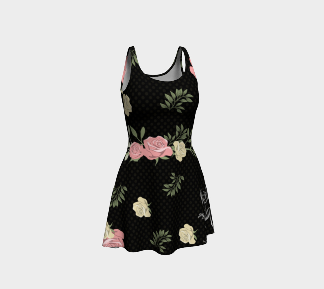 Vintage Roses and Frogs Summer Dress thumbnail #2