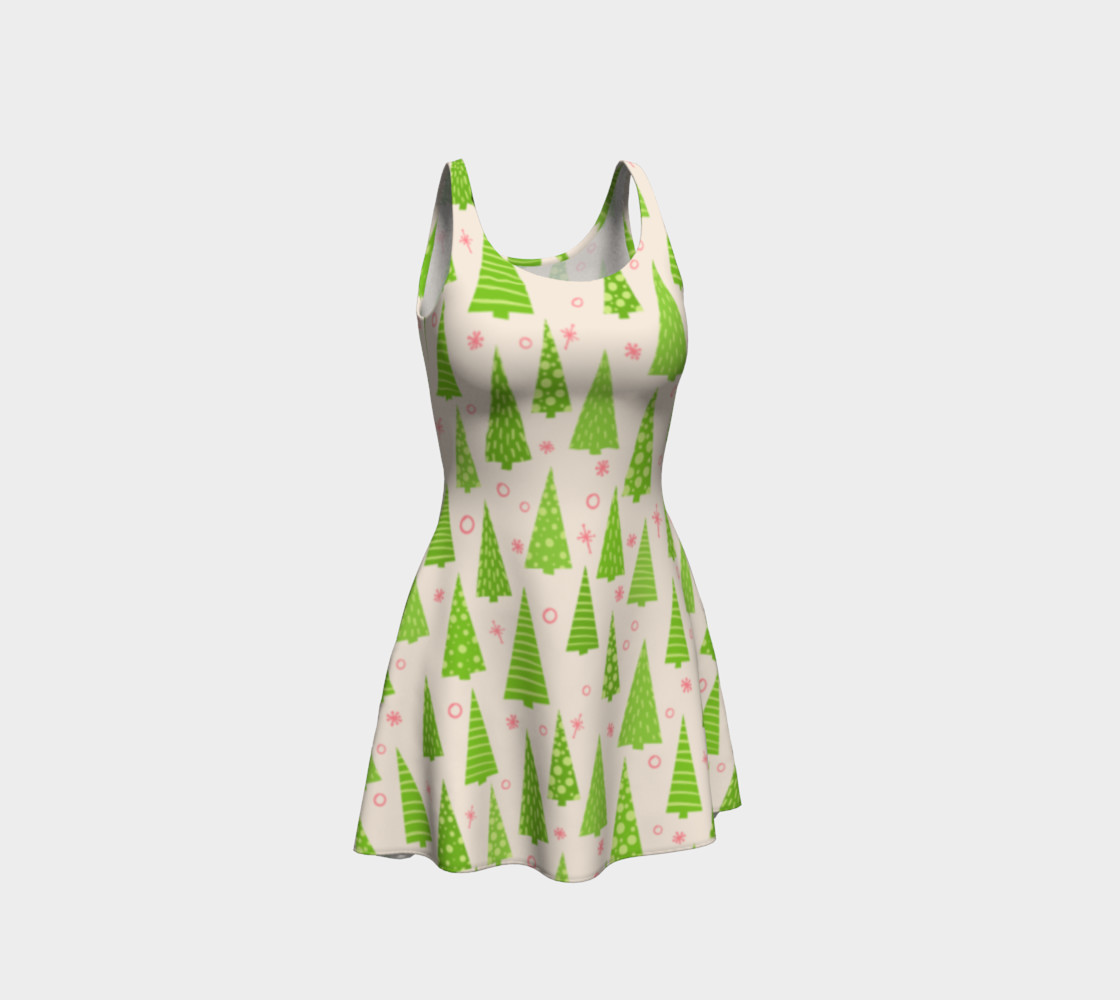 Christmas Tree Pattern Dress preview #1