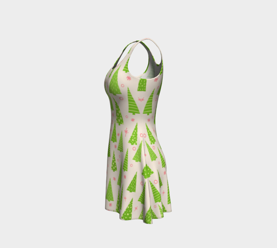 Christmas Tree Pattern Dress preview #2