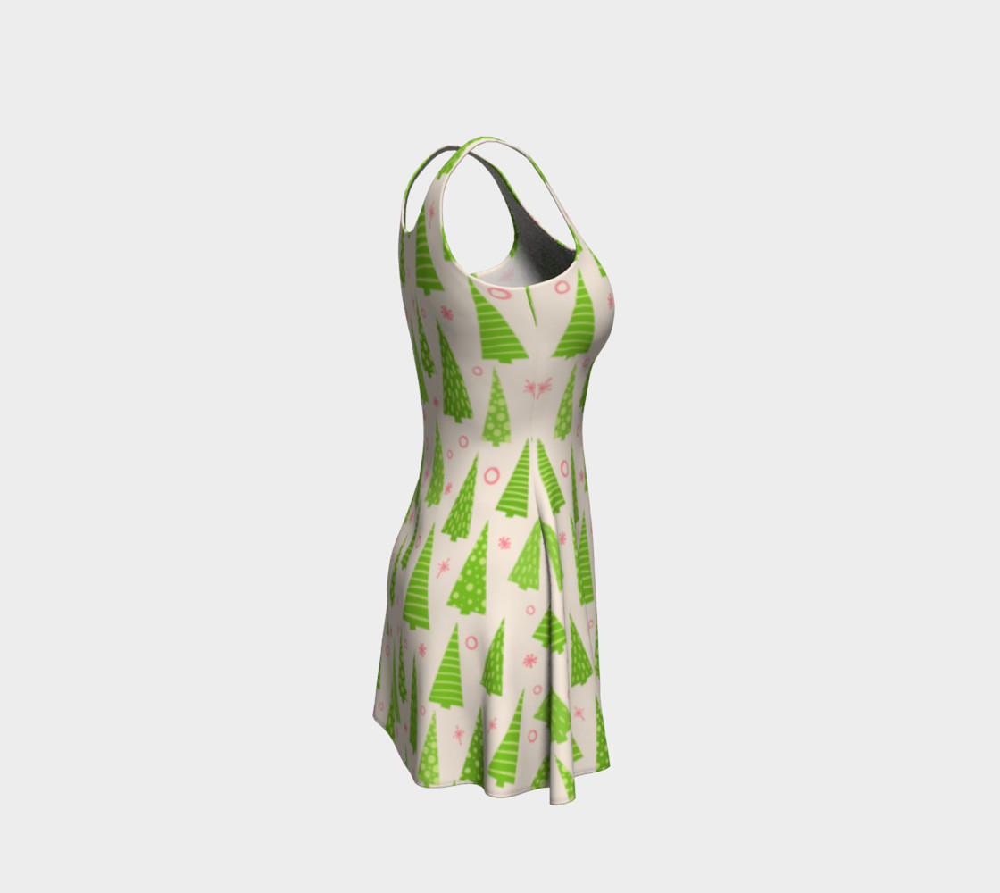 Christmas Tree Pattern Dress preview #4