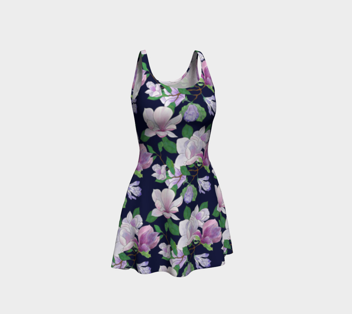 Magnolia Floral Frenzy Flare Dress preview #1
