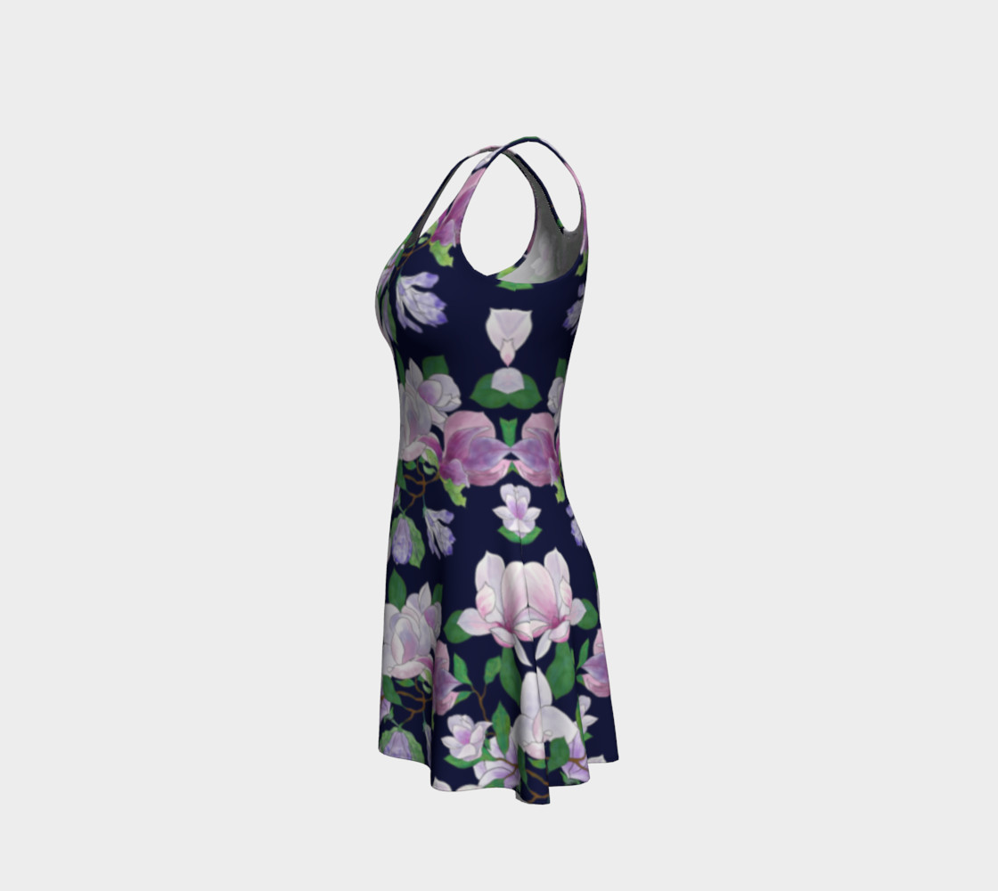 Magnolia Floral Frenzy Flare Dress preview #2