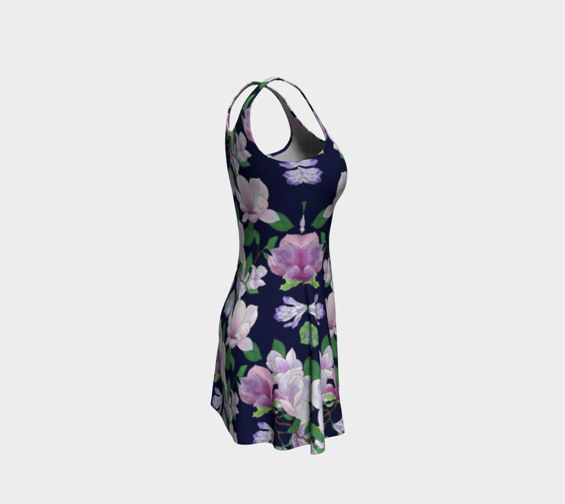 Magnolia Floral Frenzy Flare Dress preview #4