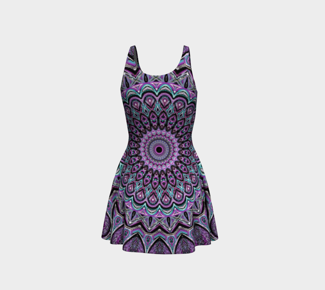 Blackberry Bliss Flare Dress preview #3