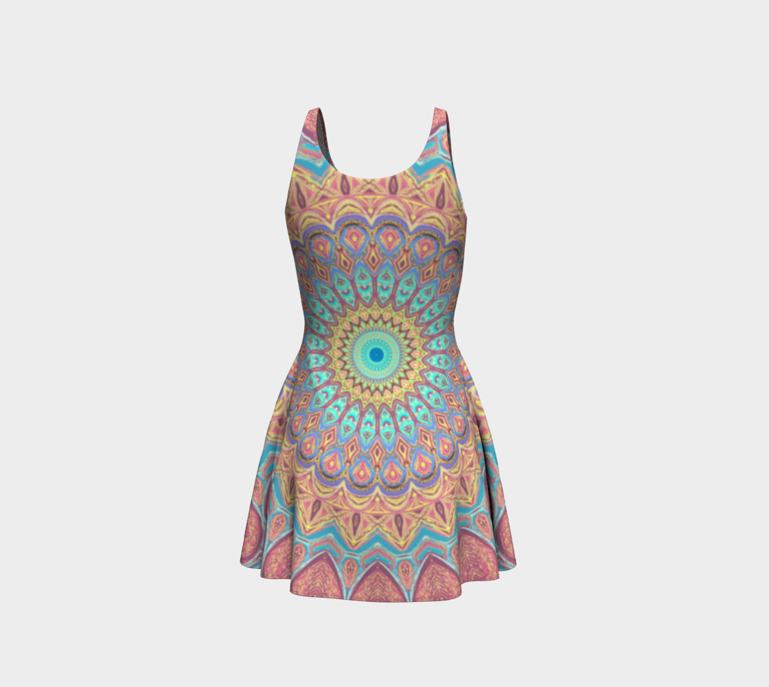 Jewel Mandala Faded Flare Dress preview #3