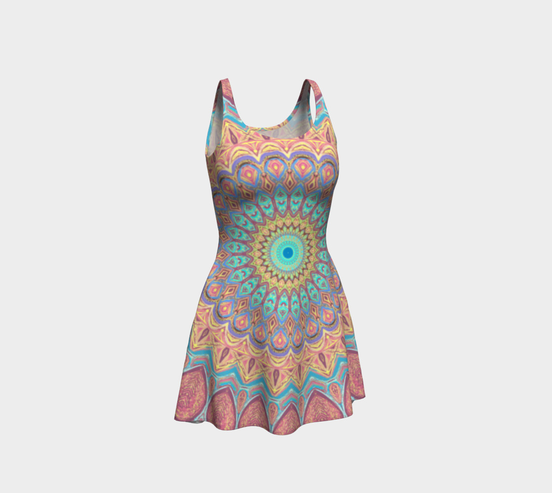 Jewel Mandala Faded Flare Dress preview #1