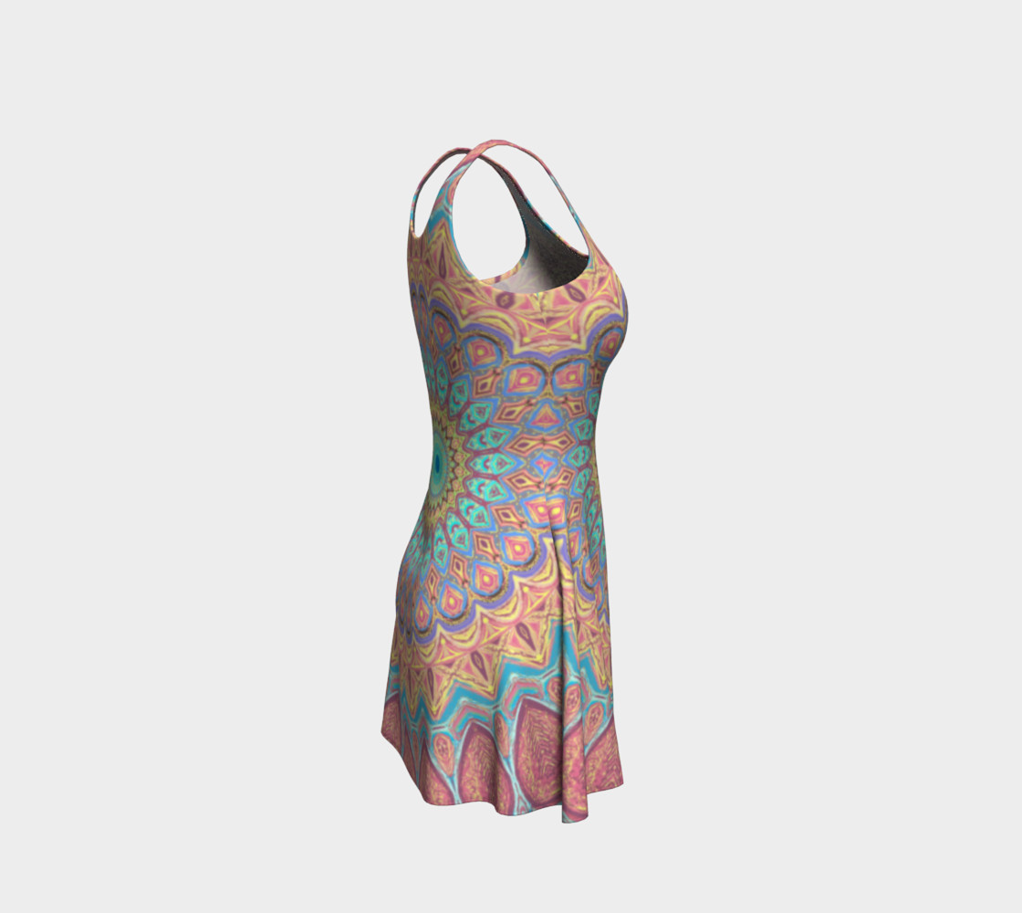 Jewel Mandala Faded Flare Dress preview #4