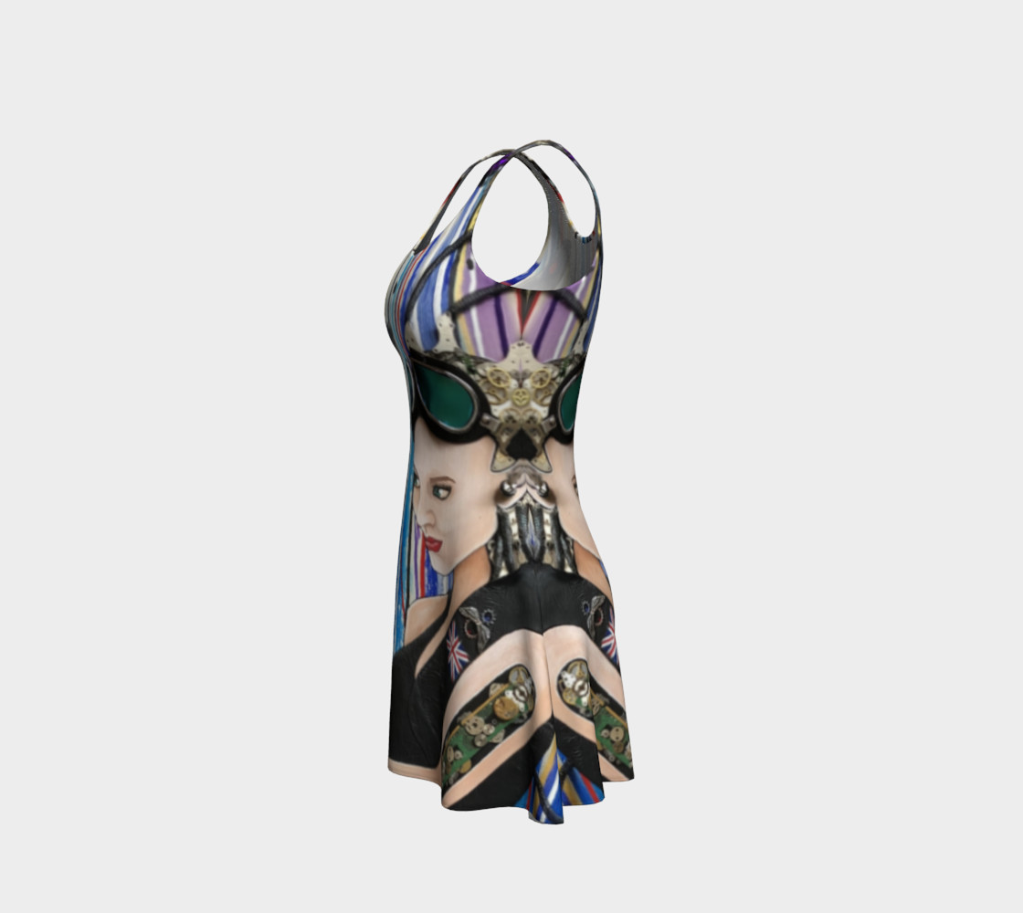 Automata Fighter Pilot Flared Dress preview #2