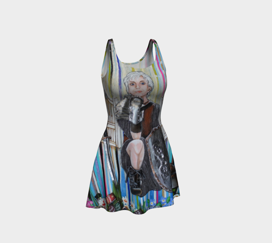 A Knight's Tale Flared Dress 3D preview