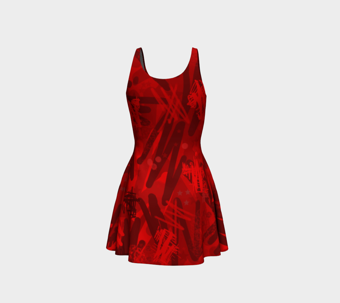 Abstract in red preview #3