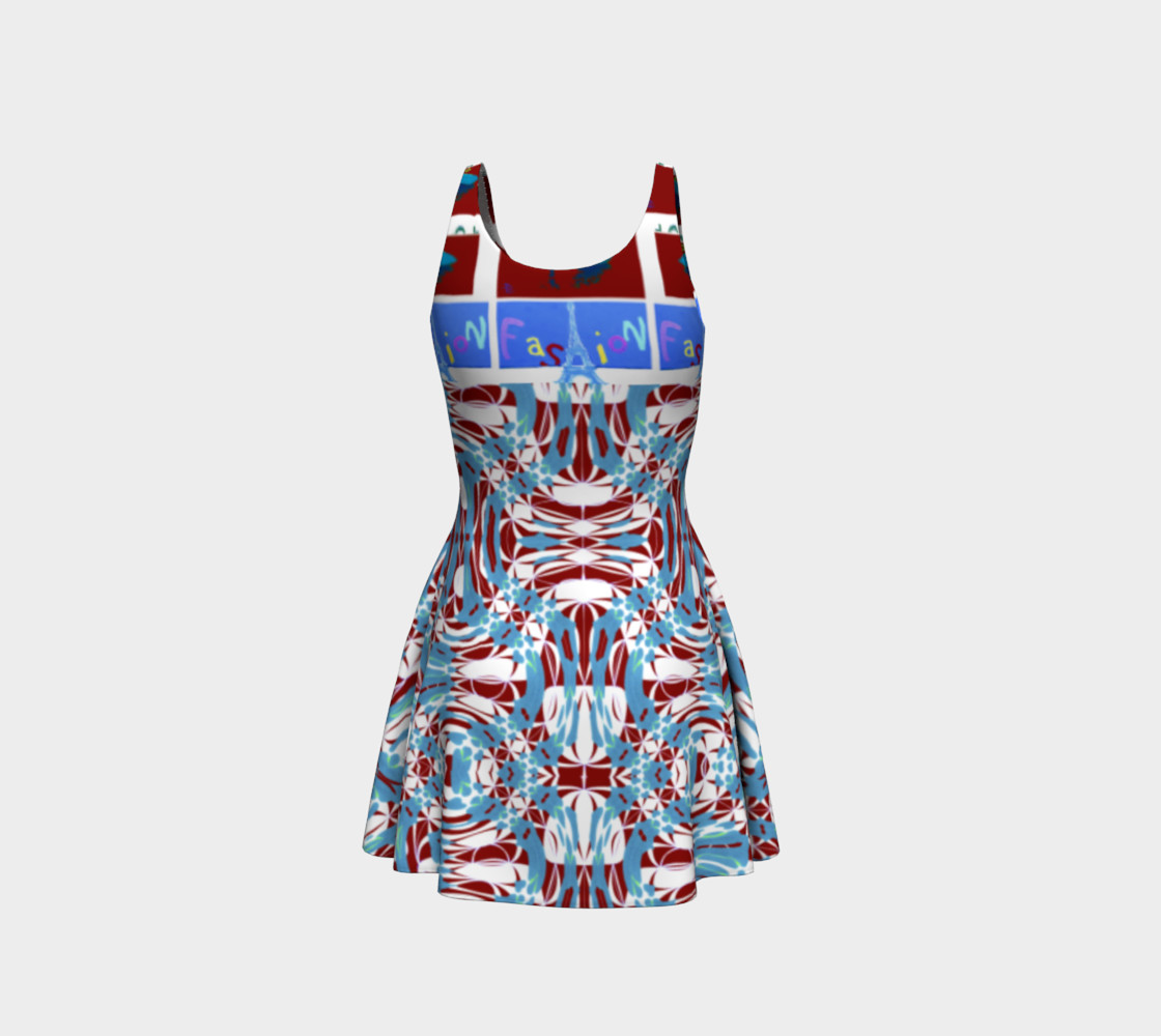 Ultra-Fashion Statement / Eiffel-Spiral Flare Dress preview #3