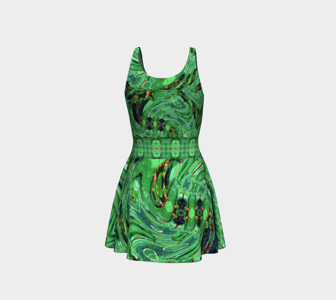 Kansas Green Tornado Dress preview #3