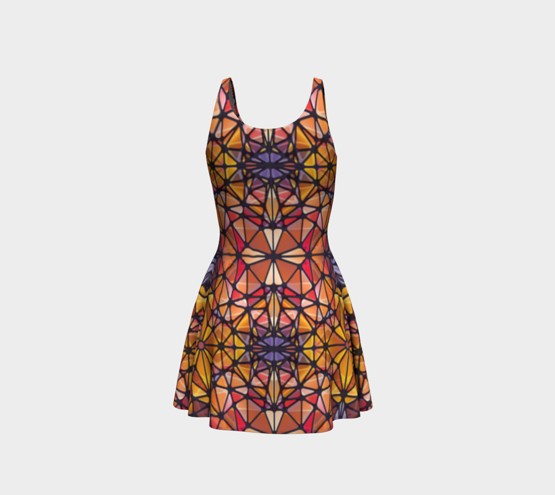 Amber Kaleidoscope Flare Dress preview #3