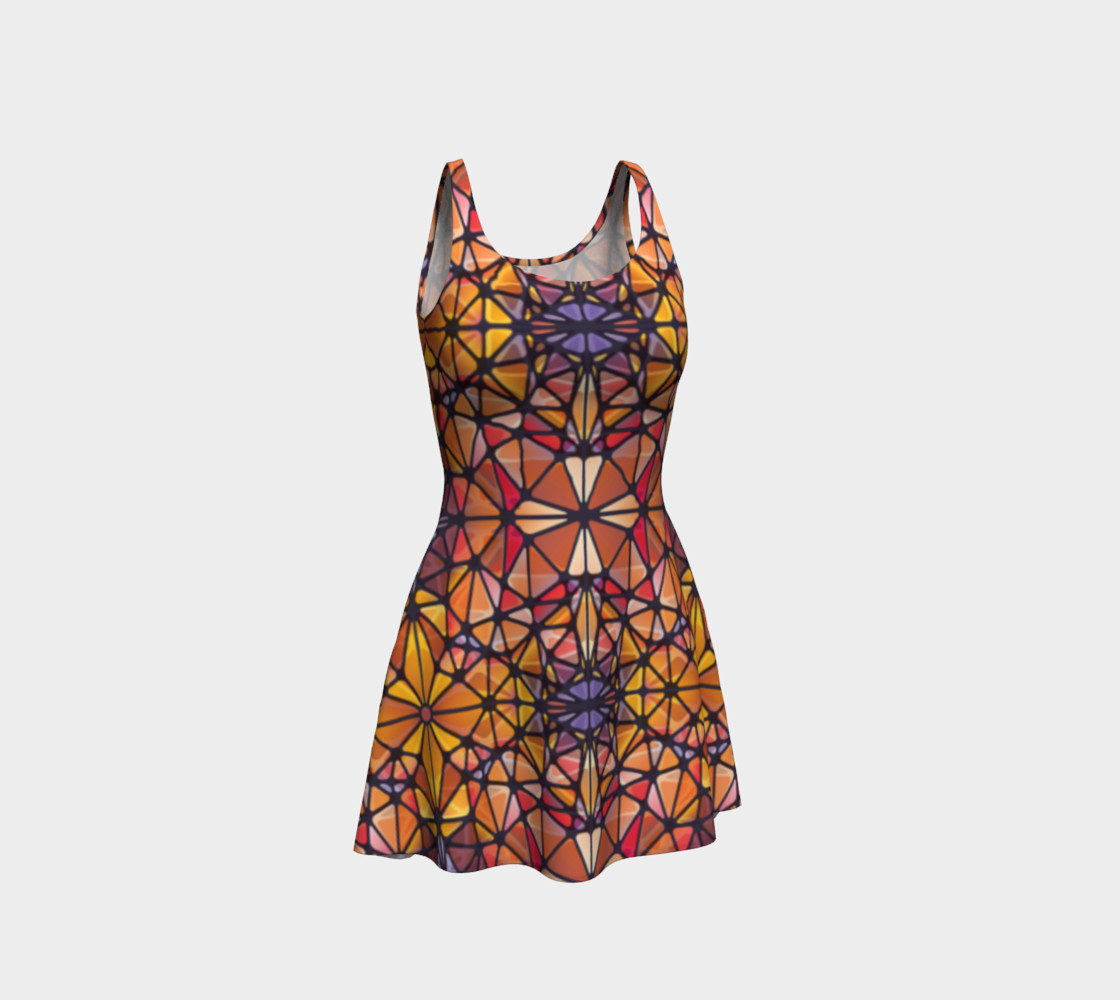 Amber Kaleidoscope Flare Dress preview #1