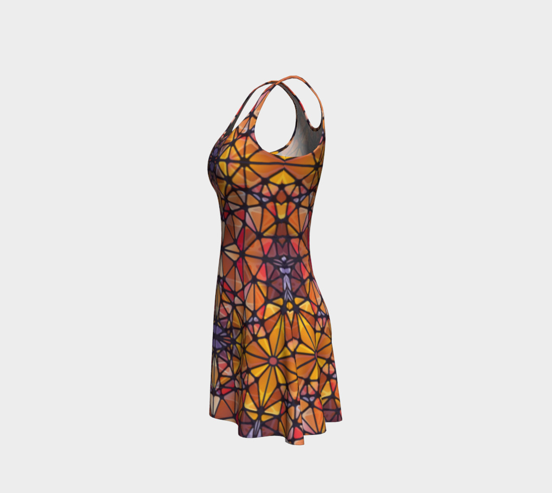 Amber Kaleidoscope Flare Dress preview #2