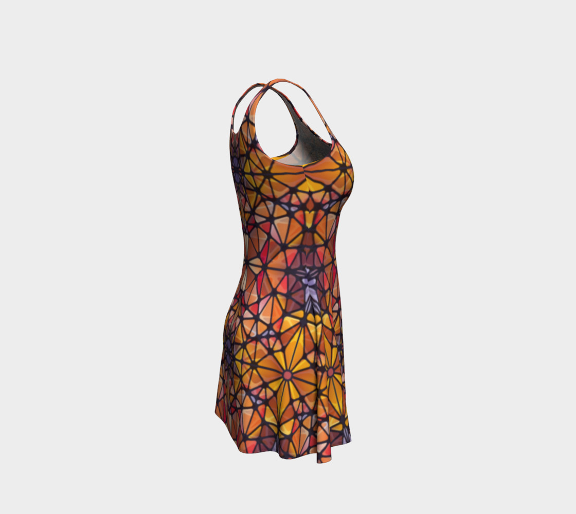 Amber Kaleidoscope Flare Dress preview #4