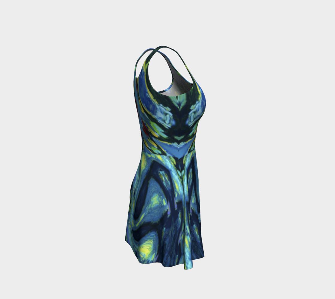 Aperçu de Lady Nighthawk Vine Storm Flare Dress #4