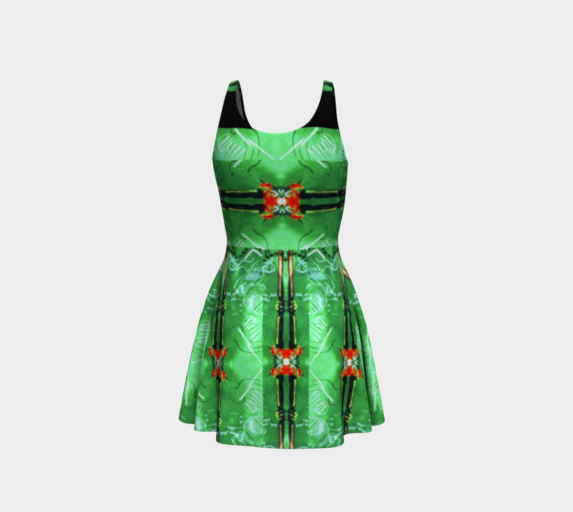 Emerald City Girl Red-Bow Party Dress preview #3