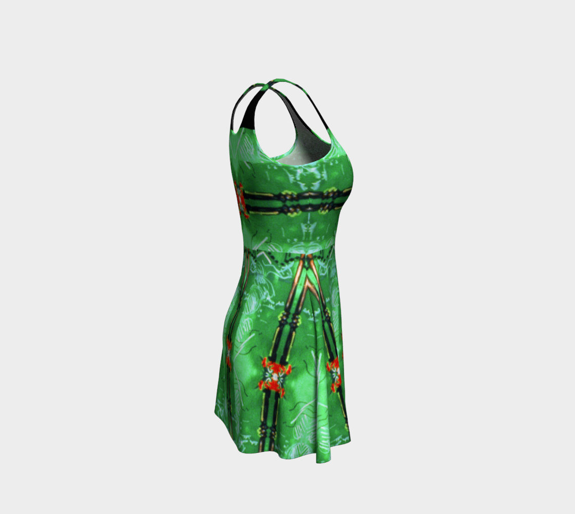 Emerald City Girl Red-Bow Party Dress preview #4