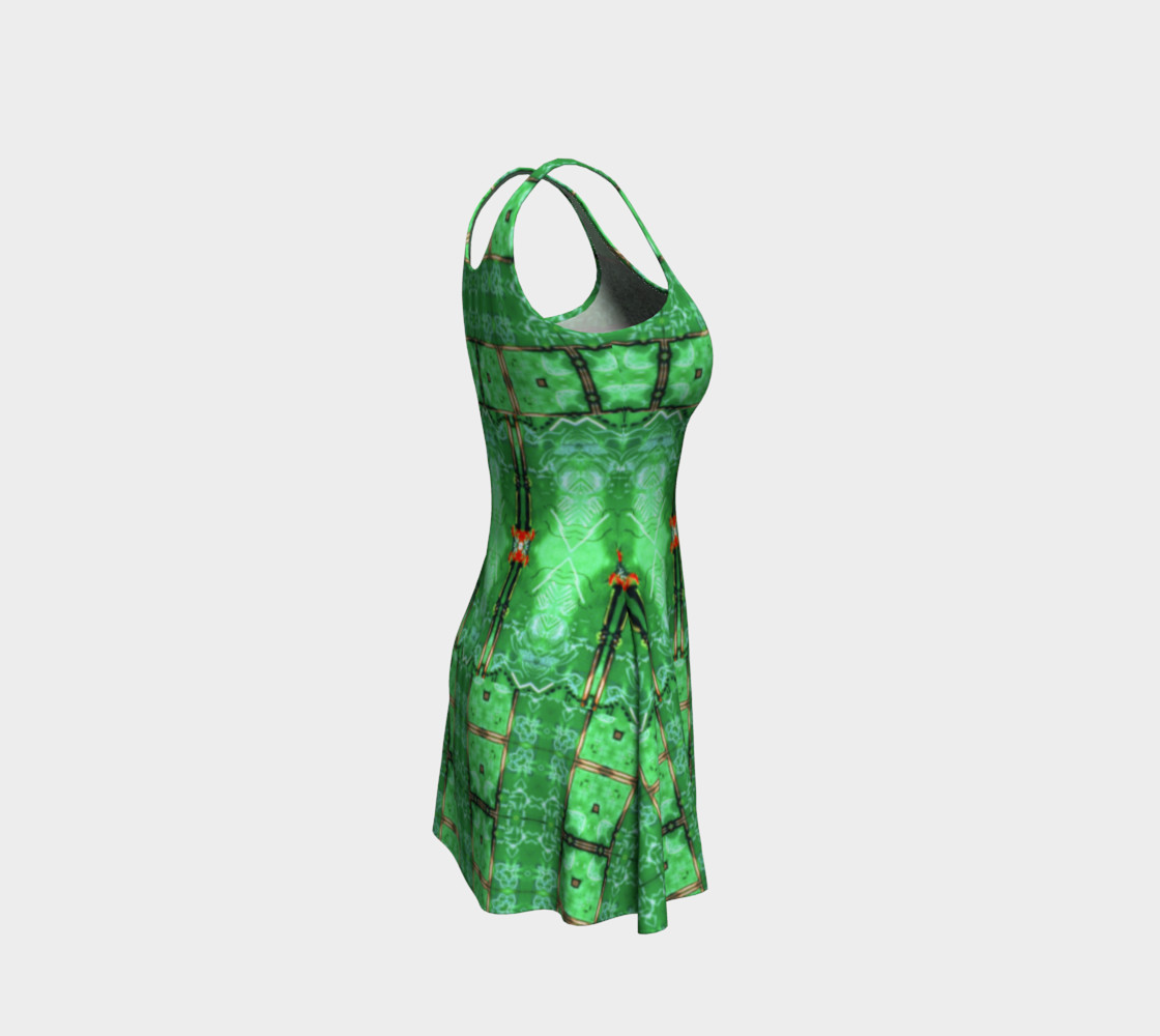 Emerald City Girl Virtual-Corset Dress preview #4