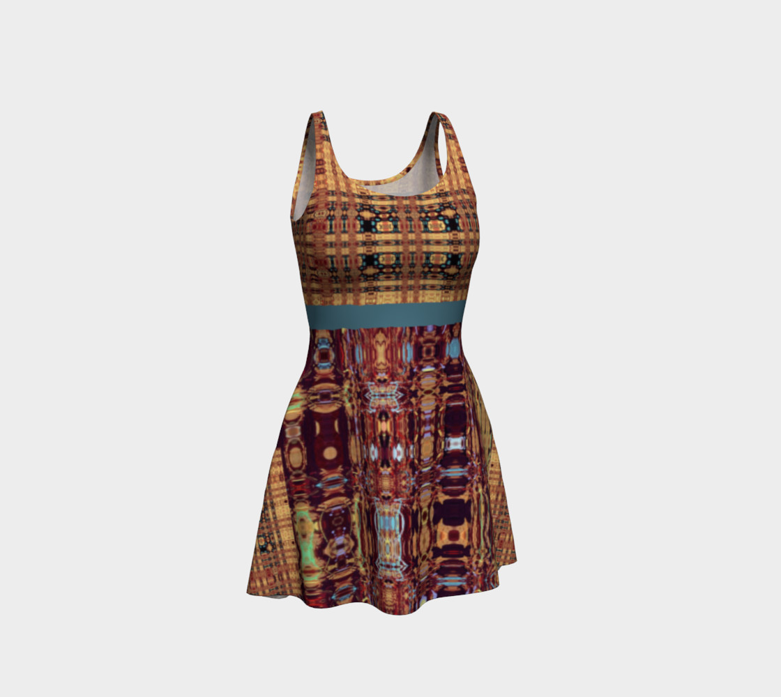 Aperçu de King Leo Multi-Virtual Weave Flare Dress #1
