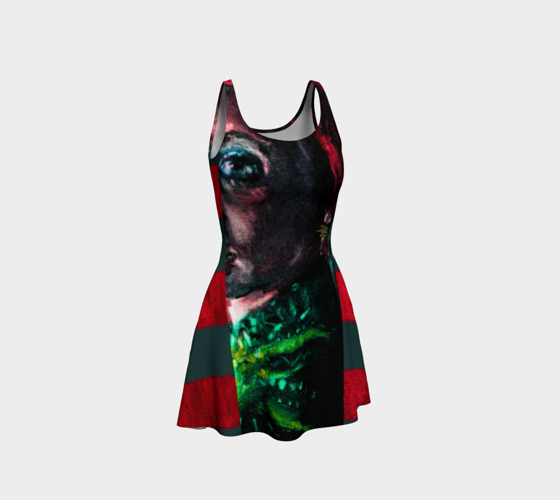 Aperçu de Girl with the Devin Earring Hypnotic-Eye Dress #1
