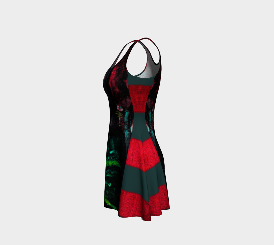 Aperçu de Girl with the Devin Earring Hypnotic-Eye Dress #2