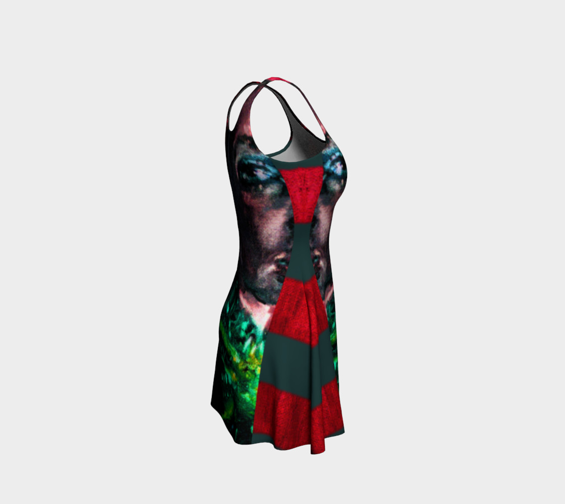 Aperçu de Girl with the Devin Earring Hypnotic-Eye Dress #4