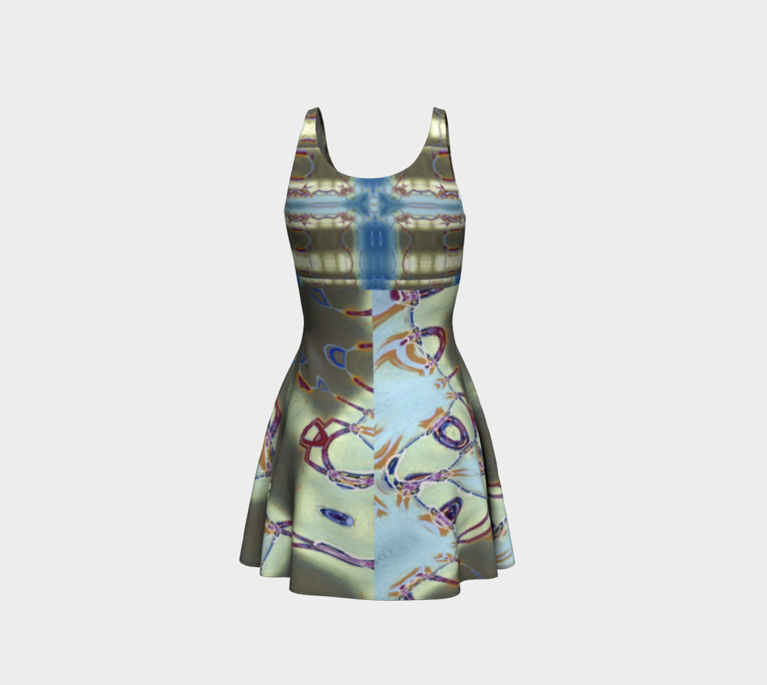 Glitter Queen Split Screen Party Dress preview #3