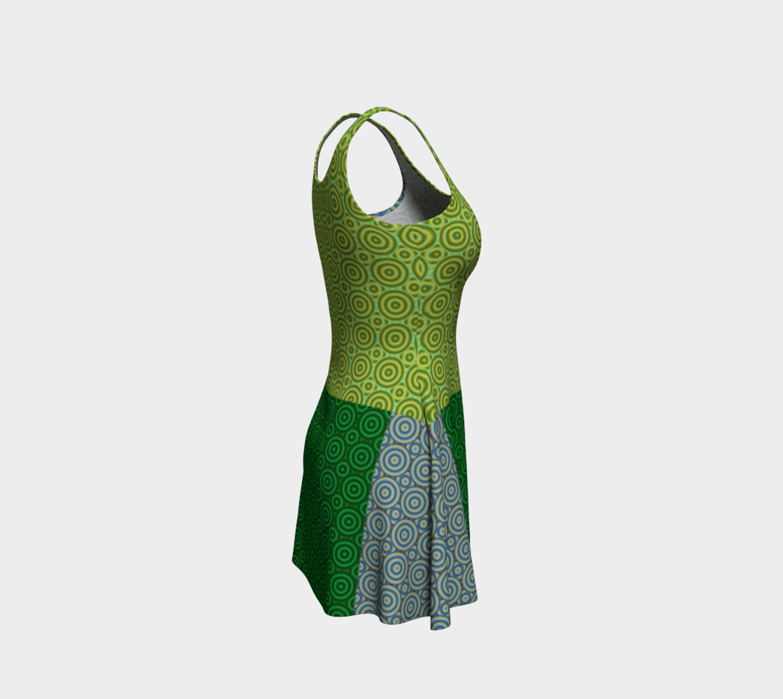 Mind Bend Patches Flare Dress preview #4