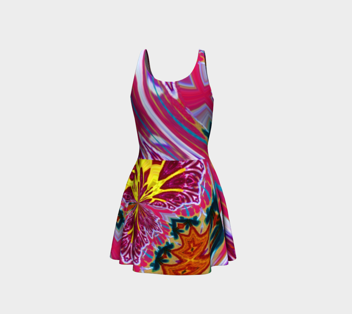 Newport Festive-Flow Candy Flare Dress preview #3