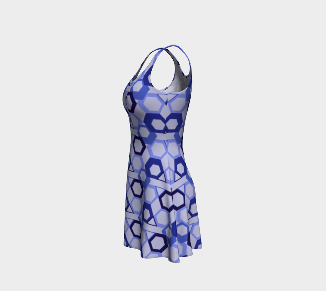 Blue Hive Flare Dress preview #2