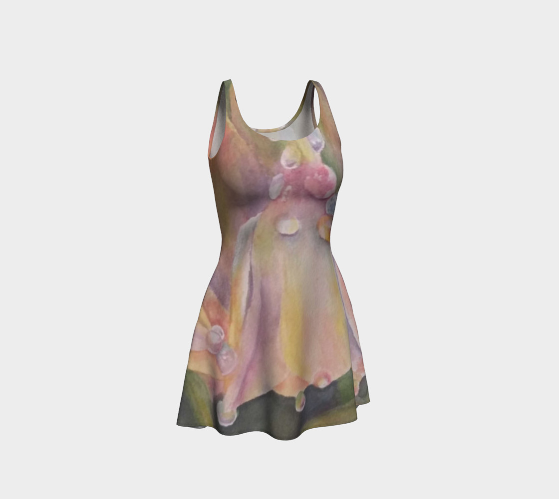 Pastel Dew Drop Flare Dress preview #1