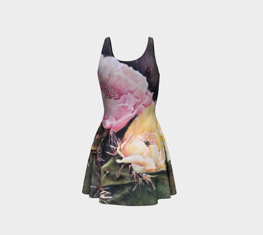 Desert Cactus Flare Dress preview #3