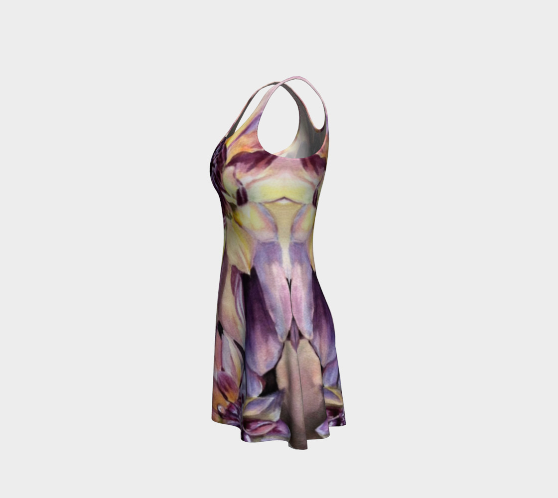 Dahlia Flower Flare Dress preview #2