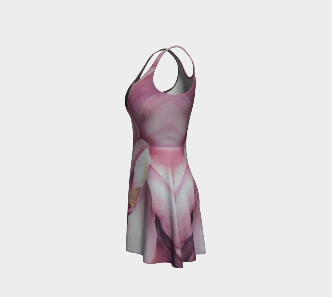 Exotic Orchid 2 Flare Dress preview #2
