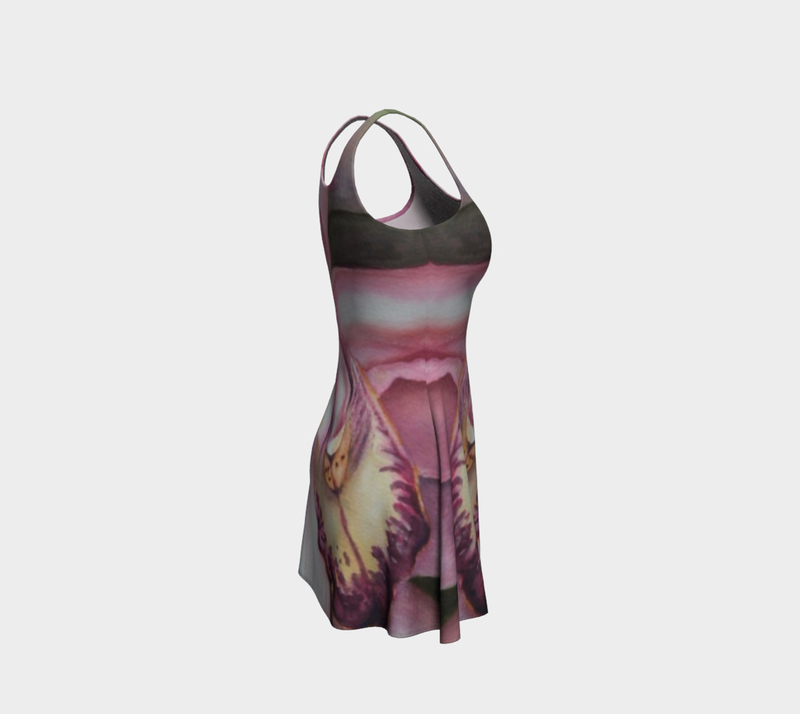 Exotic Orchid 2 Flare Dress preview #4