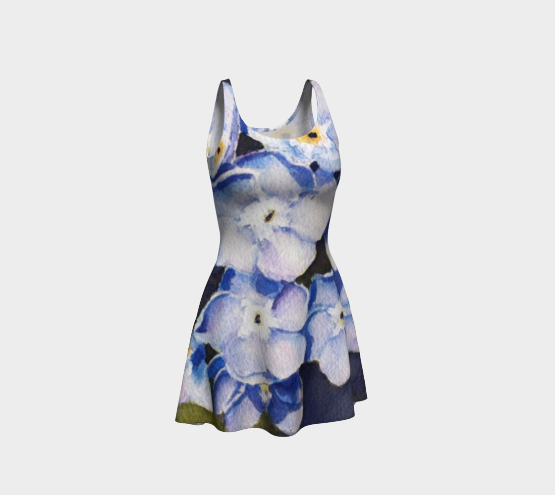 Forget-me-nots Flare Dress preview #1