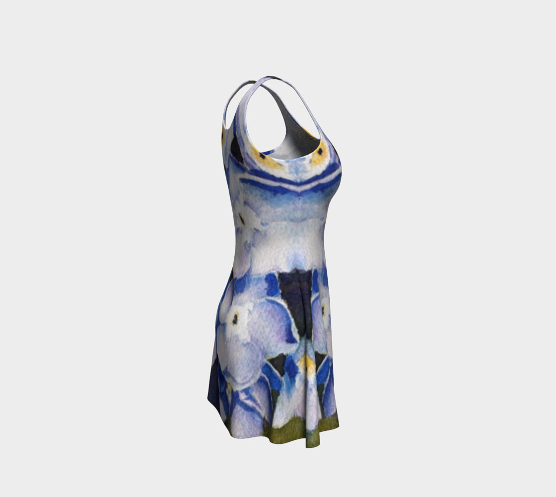 Forget-me-nots Flare Dress preview #4